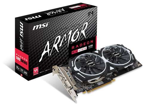 MSI lança novas placas de vídeo Radeon RX 480 Armor