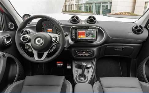 brabus smart forfour 2017 interior