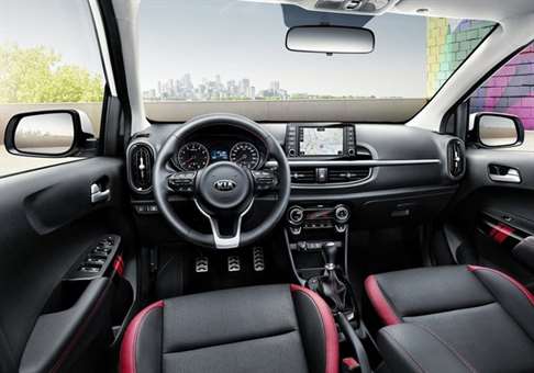 novo kia picanto 2018 interior painel