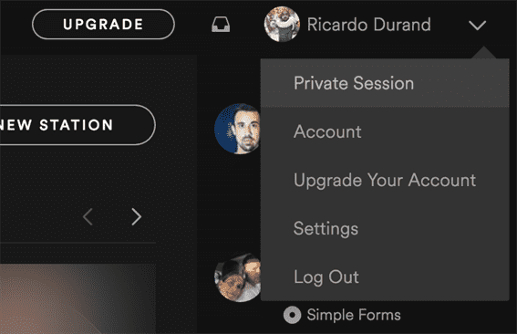 Spotify Provate Session