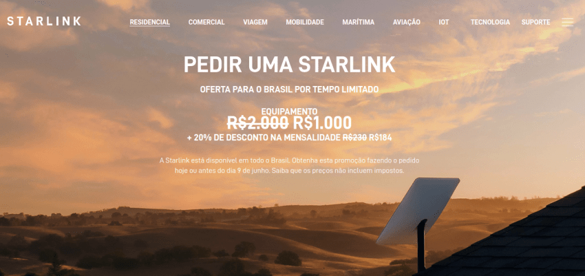 Mensalidade da Starlink fica mais barata no Brasil; veja os novos ...