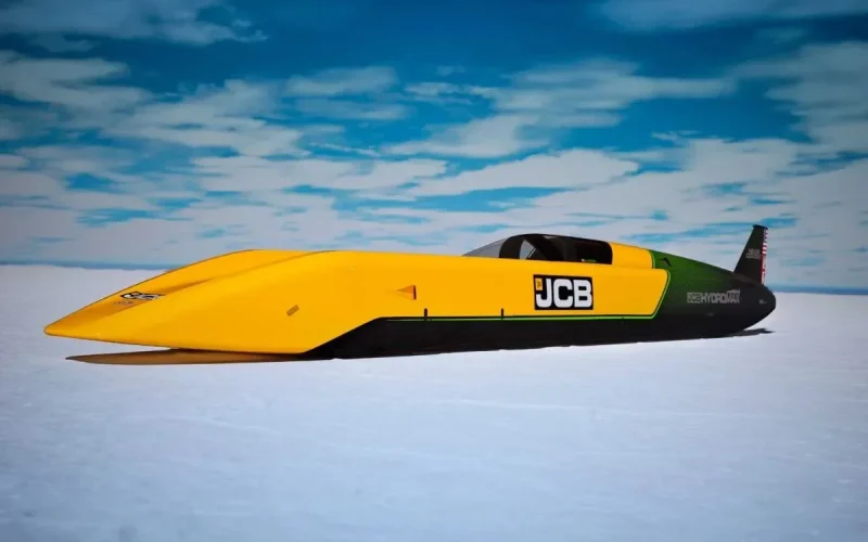 JCB Hydromax: carro a hidrogênio busca recorde de velocidade nos EUA