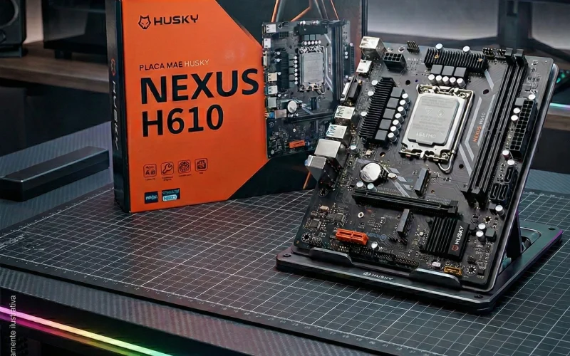 Husky lança placa-mãe Nexus com modelos para AMD e Intel para gamers