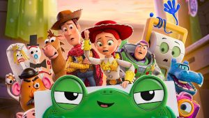 Toy Story 5 explora a convivência entre tecnologia e brinquedos na infância