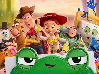 Toy Story 5 explora a convivência entre tecnologia e brinquedos na infância