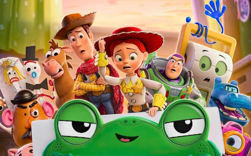Toy Story 5 explora a convivência entre tecnologia e brinquedos na infância