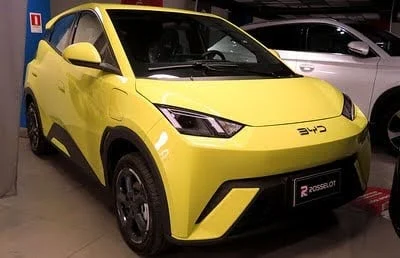 Top 5 carros elétricos mais vendidos no Brasil até abril de 2026