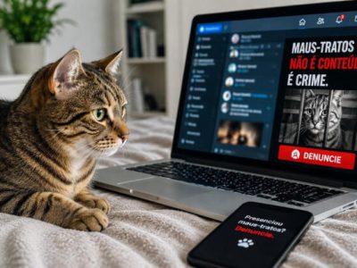 Campanha Animal Safety busca proteção contra crueldade animal nas redes sociais