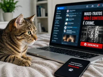 Campanha Animal Safety busca proteção contra crueldade animal nas redes sociais