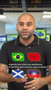 Técnico do Marrocos destaca importância do duelo contra o Brasil