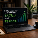 Publicidade digital no Brasil atinge R$ 42,7 bilhões com crescimento de 12,7%