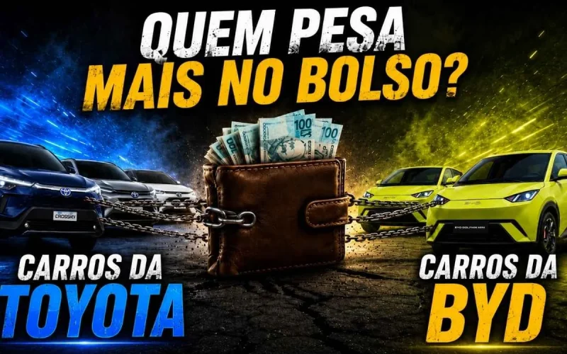 Toyota e BYD: Comparativo de Híbridos e Elétricos que Afetam seu Orçamento