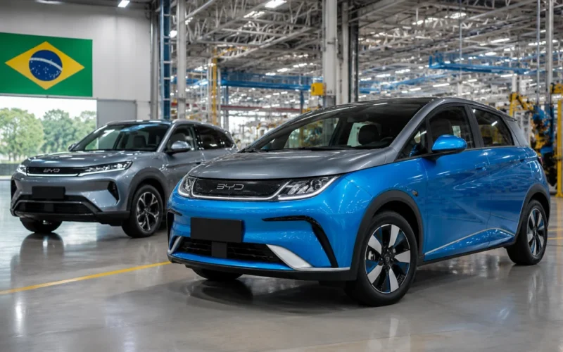 Decisão do governo pode tornar carros eletrificados da BYD mais acessíveis