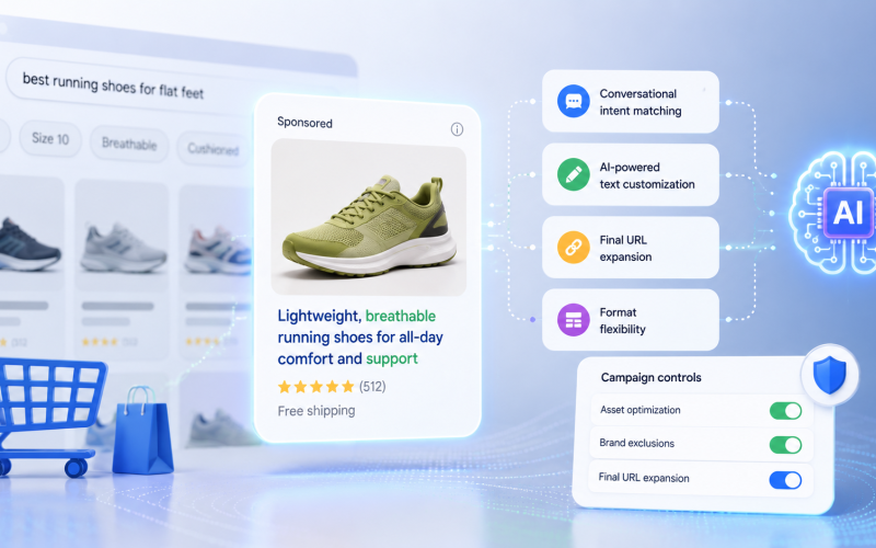 AI Max chega às campanhas de Shopping padrão do Google com novas funcionalidades