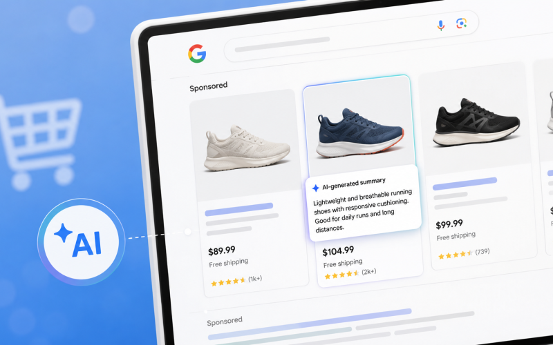 Google amplia testes de descrições geradas por IA em anúncios de Shopping