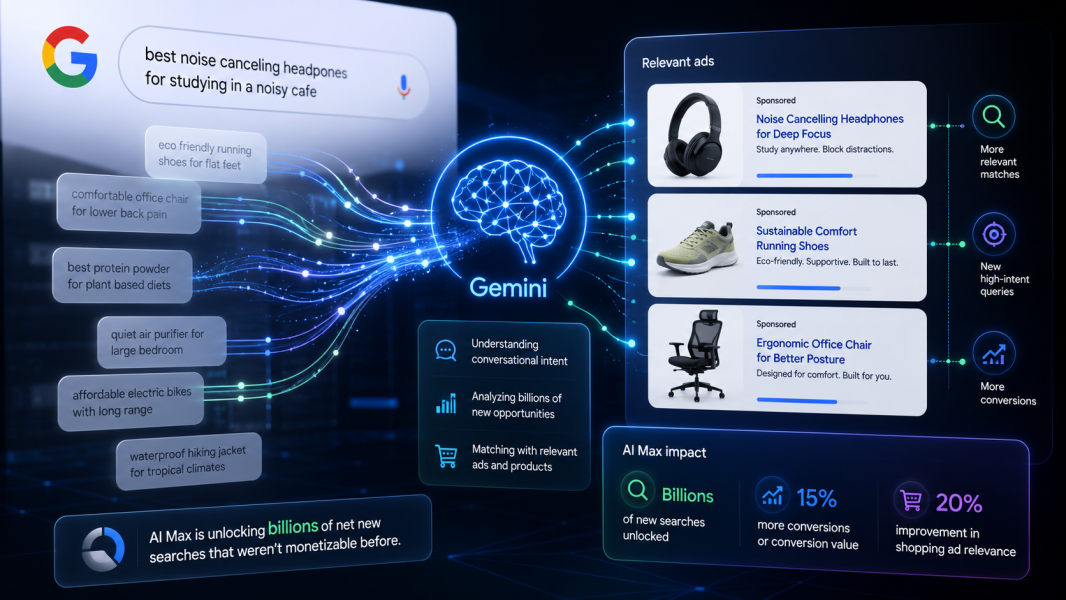 Google Expande Oportunidades de Anúncios com o Lançamento do AI Max