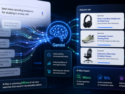 Google Expande Oportunidades de Anúncios com o Lançamento do AI Max
