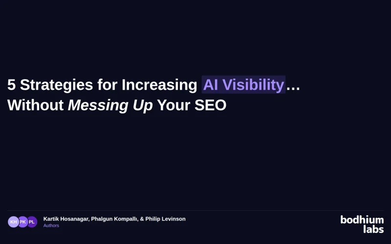 Estratégias para Aumentar a Visibilidade em IA sem Comprometer seu SEO