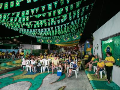 Telões em Cuiabá exibirão Brasil x Escócia em novos locais nesta quarta-feira