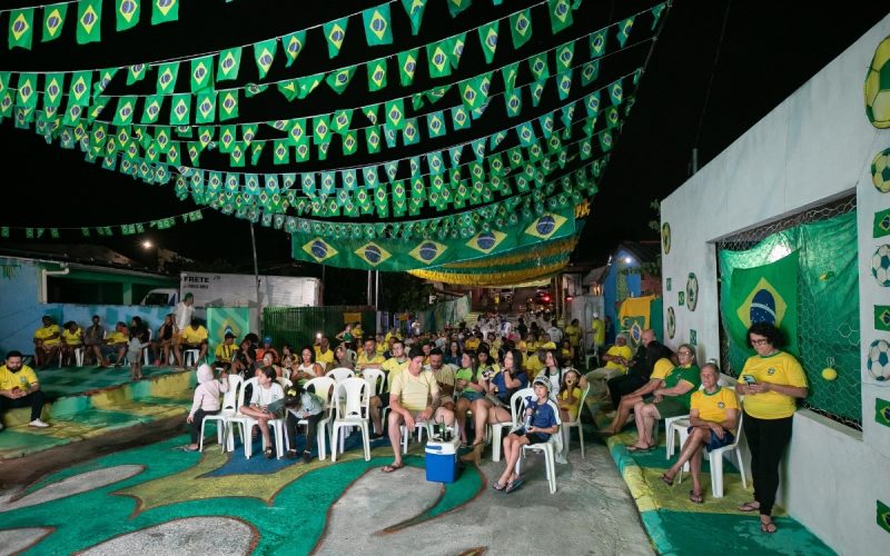 Telões em Cuiabá exibirão Brasil x Escócia em novos locais nesta quarta-feira