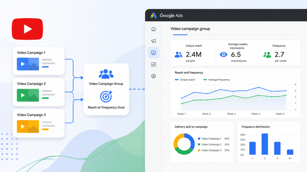 Google Ads apresenta grupos de campanhas de vídeo para otimizar alcance no YouTube