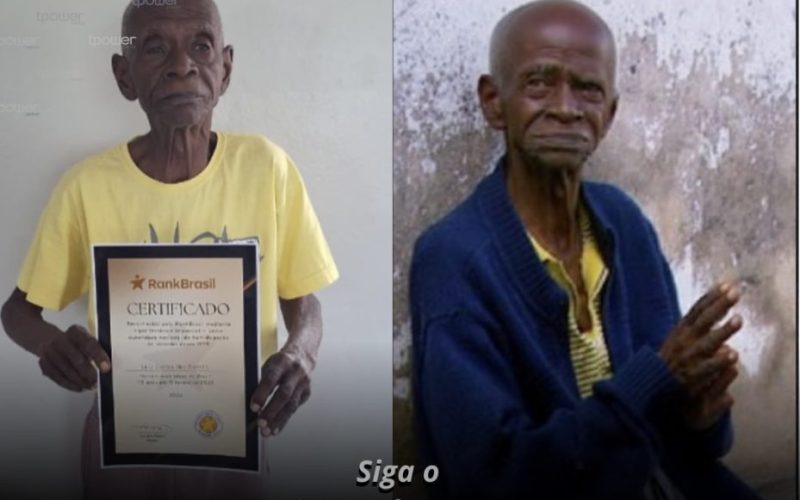 Seo Luisinho, o homem mais velho do Brasil, completa 118 anos em MG