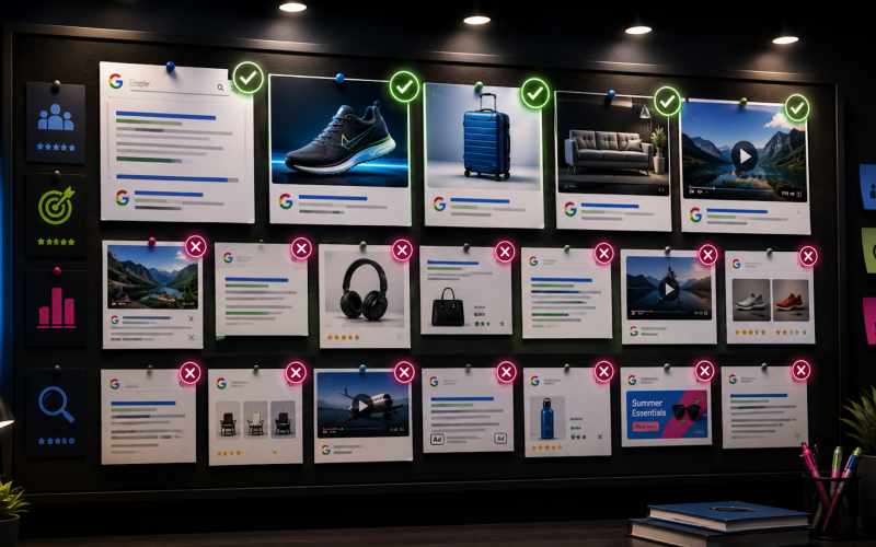 Como Avaliar a Criatividade em Google Ads Usando a Técnica MOCA