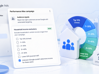 Google introduz exclusões de renda familiar em campanhas Performance Max