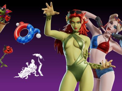 Fortnite impõe restrição de idade para novas skins de Harley Quinn e Hera Venenosa