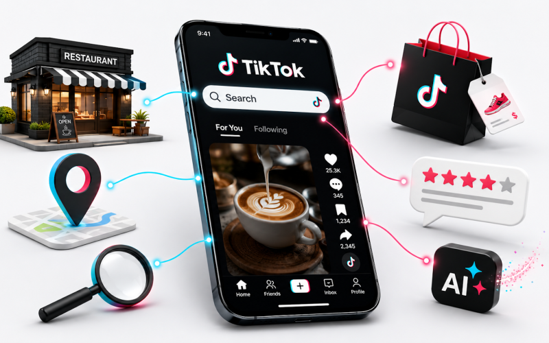 TikTok se destaca como ferramenta essencial na estratégia de SEO em 2026