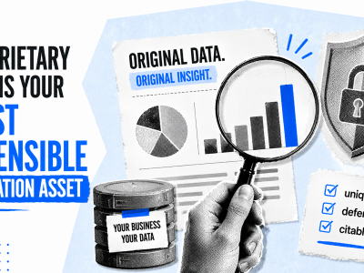 Produzir dados originais é essencial para melhorar a visibilidade em SEO e IA