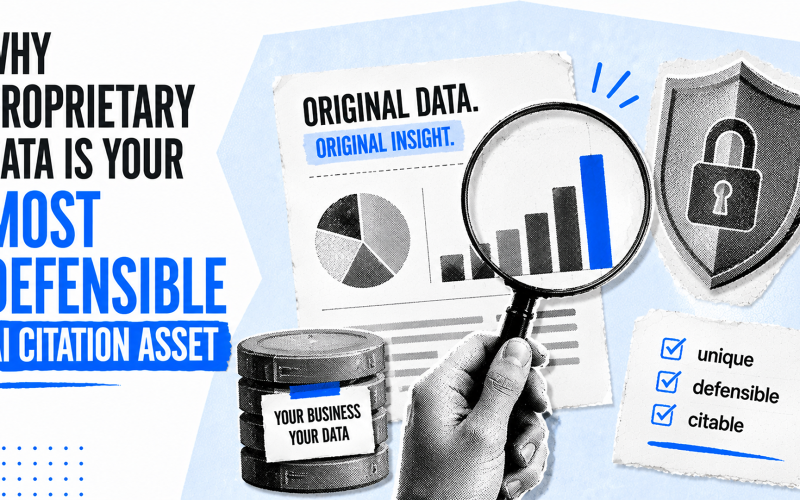 Produzir dados originais é essencial para melhorar a visibilidade em SEO e IA