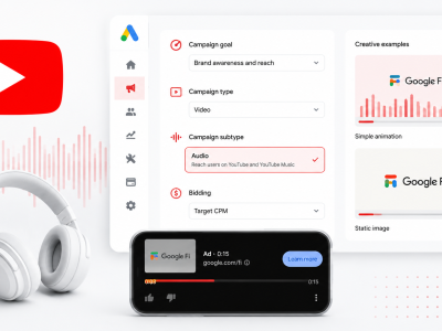 Google lança guia prático para anúncios de áudio no YouTube