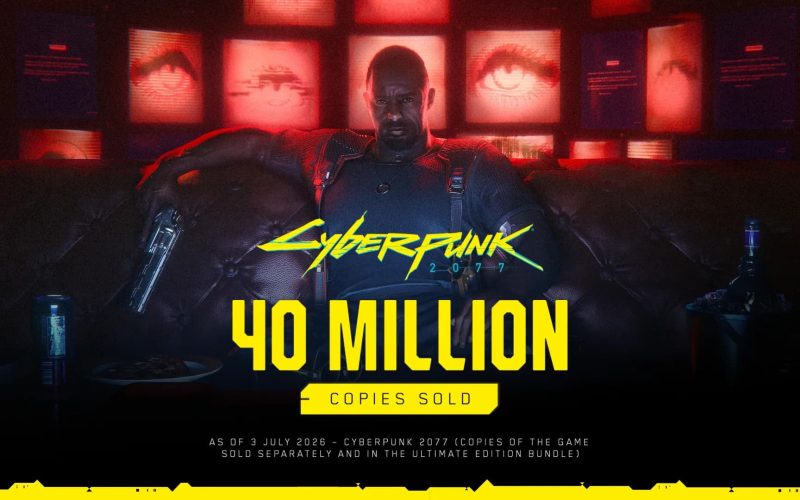 Cyberpunk 2077 alcança 40 milhões de cópias vendidas e entra para a história