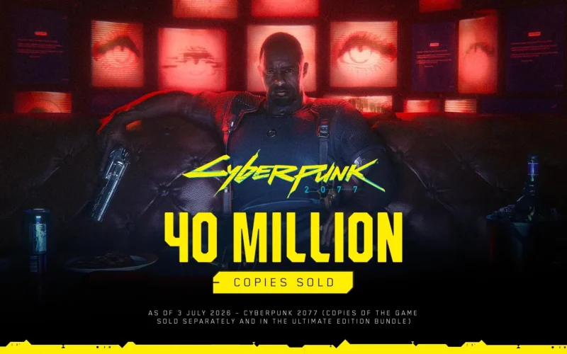 Cyberpunk 2077 alcança 40 milhões de cópias vendidas e entra para a história