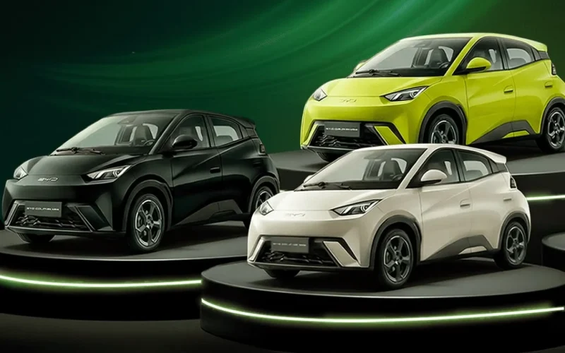 Sorteio de três carros elétricos BYD Dolphin Mini no Shopping Cidade dos Lagos