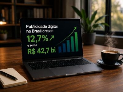 Publicidade digital no Brasil cresce 12,7% em 2025 com destaque para IA