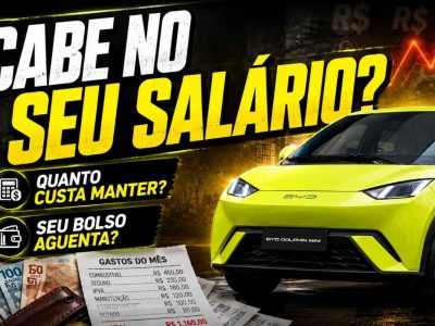 BYD Dolphin Mini: Quanto você precisa ganhar para manter este elétrico de R$ 2.500 a R$ 4.000?