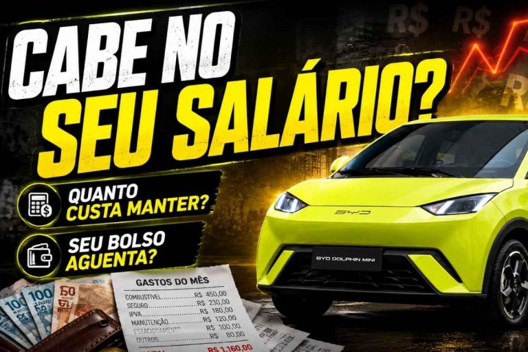 BYD Dolphin Mini: Quanto você precisa ganhar para manter este elétrico de R$ 2.500 a R$ 4.000?