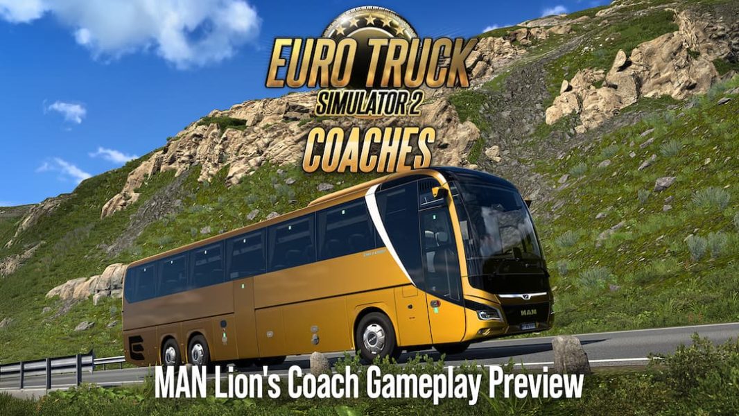 Nova DLC de Euro Truck Simulator 2 traz gameplay de ônibus e rotas desafiadoras