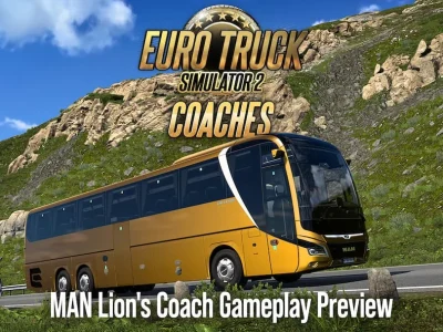 Nova DLC de Euro Truck Simulator 2 traz gameplay de ônibus e rotas desafiadoras