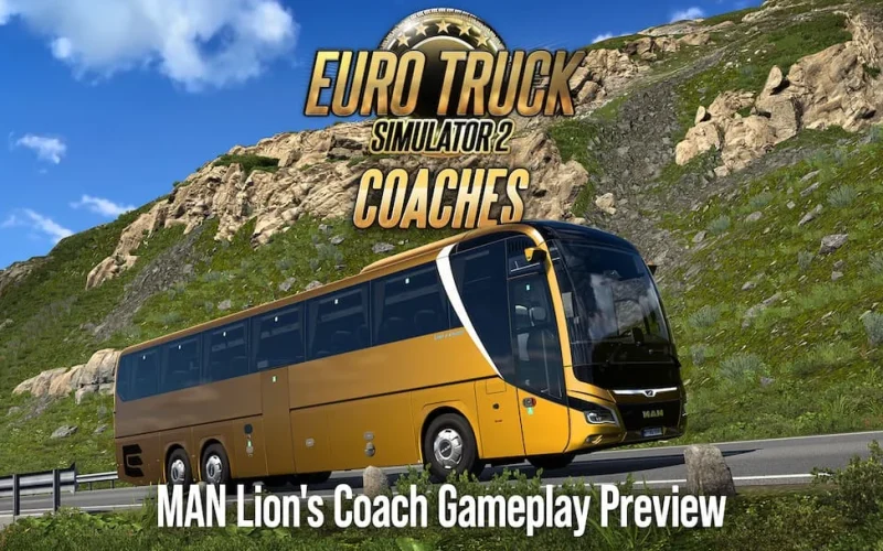 Nova DLC de Euro Truck Simulator 2 traz gameplay de ônibus e rotas desafiadoras
