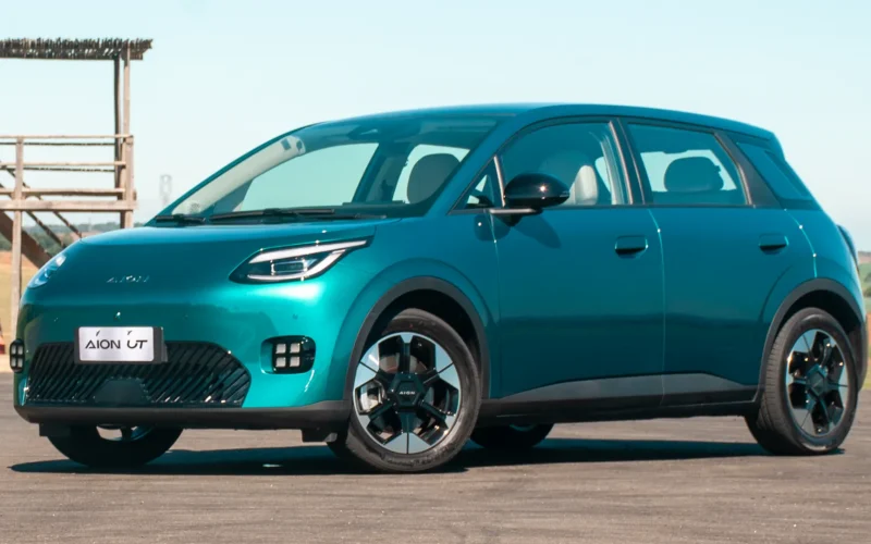 GAC Aion UT se destaca com 659 emplacamentos e cresce no mercado elétrico brasileiro