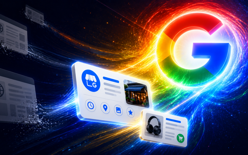 Citações do Google aumentam 8,4 vezes com AI Mode, destacando perfis de negócios
