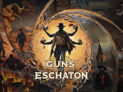 Guns of Eschaton: O FPS soulslike com temática de Velho Oeste e arte de Half-Life 2