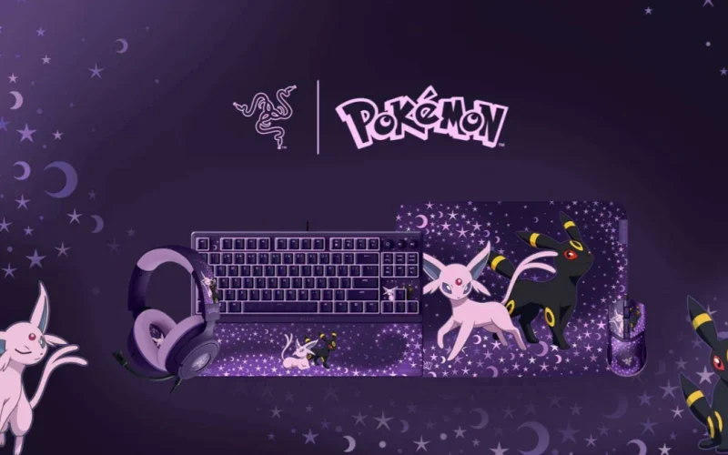 Razer lança periféricos temáticos de Pokémon para celebrar 30 anos da franquia