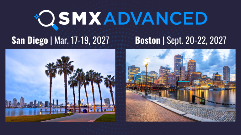 SMX Advanced 2027 terá dois eventos em San Diego e Boston para profissionais de SEO
