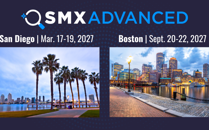 SMX Advanced 2027 terá dois eventos em San Diego e Boston para profissionais de SEO