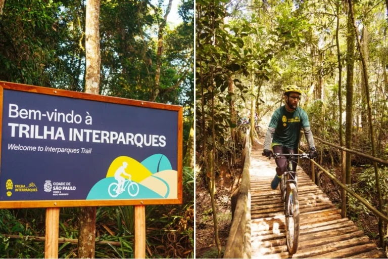 Ciclismo gratuito conecta áreas verdes em São Paulo com a Trilha Interparques