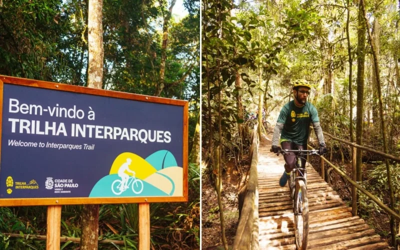 Ciclismo gratuito conecta áreas verdes em São Paulo com a Trilha Interparques